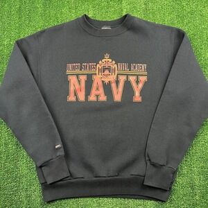VTG Jansport United States Naval Academy Crewneck Sweatshirt Mens Large Navy 90s